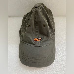 Vineyard vines hat vintage wash grey cap adjustable